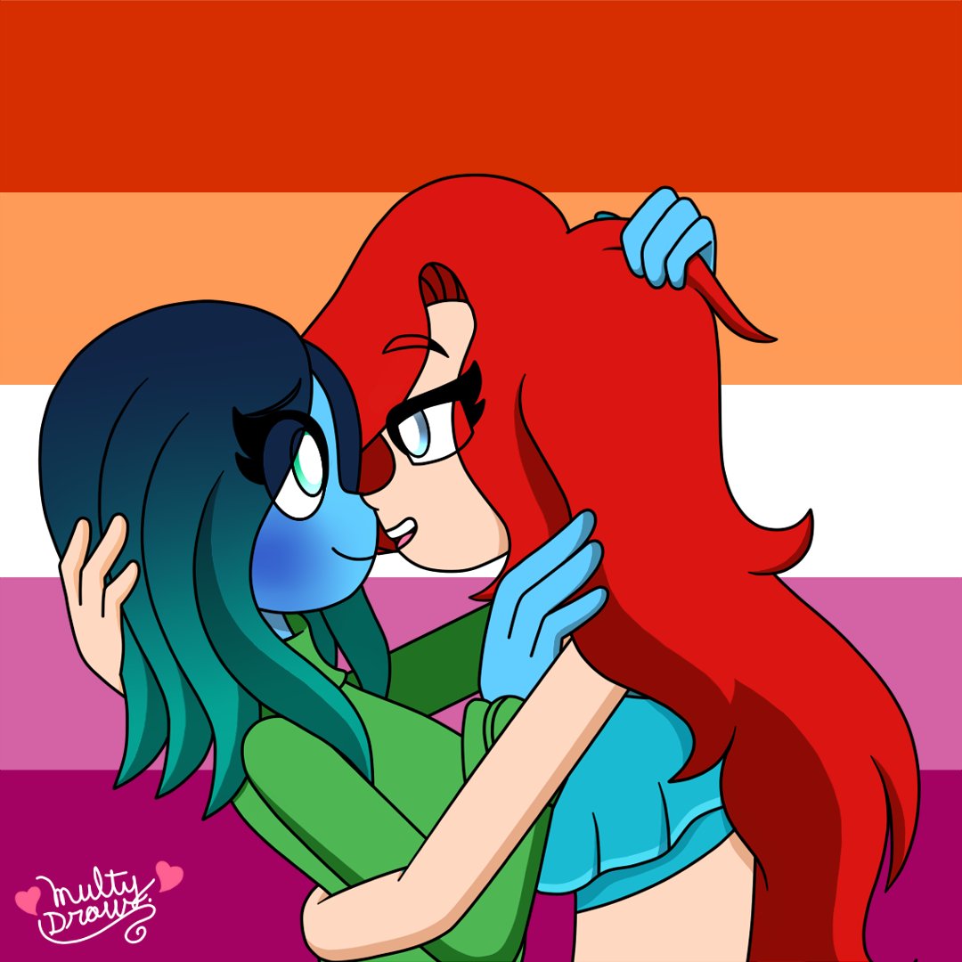 multidrawfandom's tweet photo. Chelsea: Cara mía,Have you ever told you that you are beautiful and tender?

Art-trade that I did with @vainillasparcake on instagram. 😊

#rubyxchelsea #chelseaxruby #krakensysirenas #teenagekraken #rubyguillman #teenagekrakenfanart #krakensysirenasfanart https://t.co/qAk4jCFHax