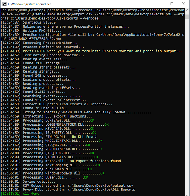 blueteamsec1's tweet photo. Spartacus - DLL Hijacking Discovery Tool #AccentureSecurity #Procmon #ProxyDlls #Spartacus  https://t.co/GgeTrLkBdN https://t.co/7bCJDroWsj