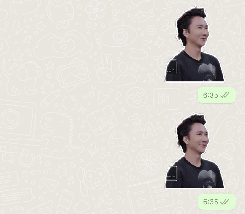 vchxryou's tweet image. Stiker Paman Kris 🫶
#pondkrisda #unyu #mantul