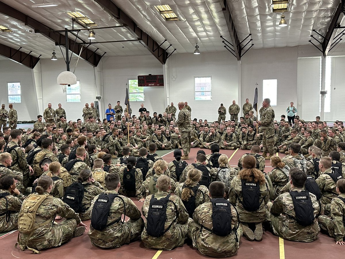 At leadership challenge Missouri Military Academy