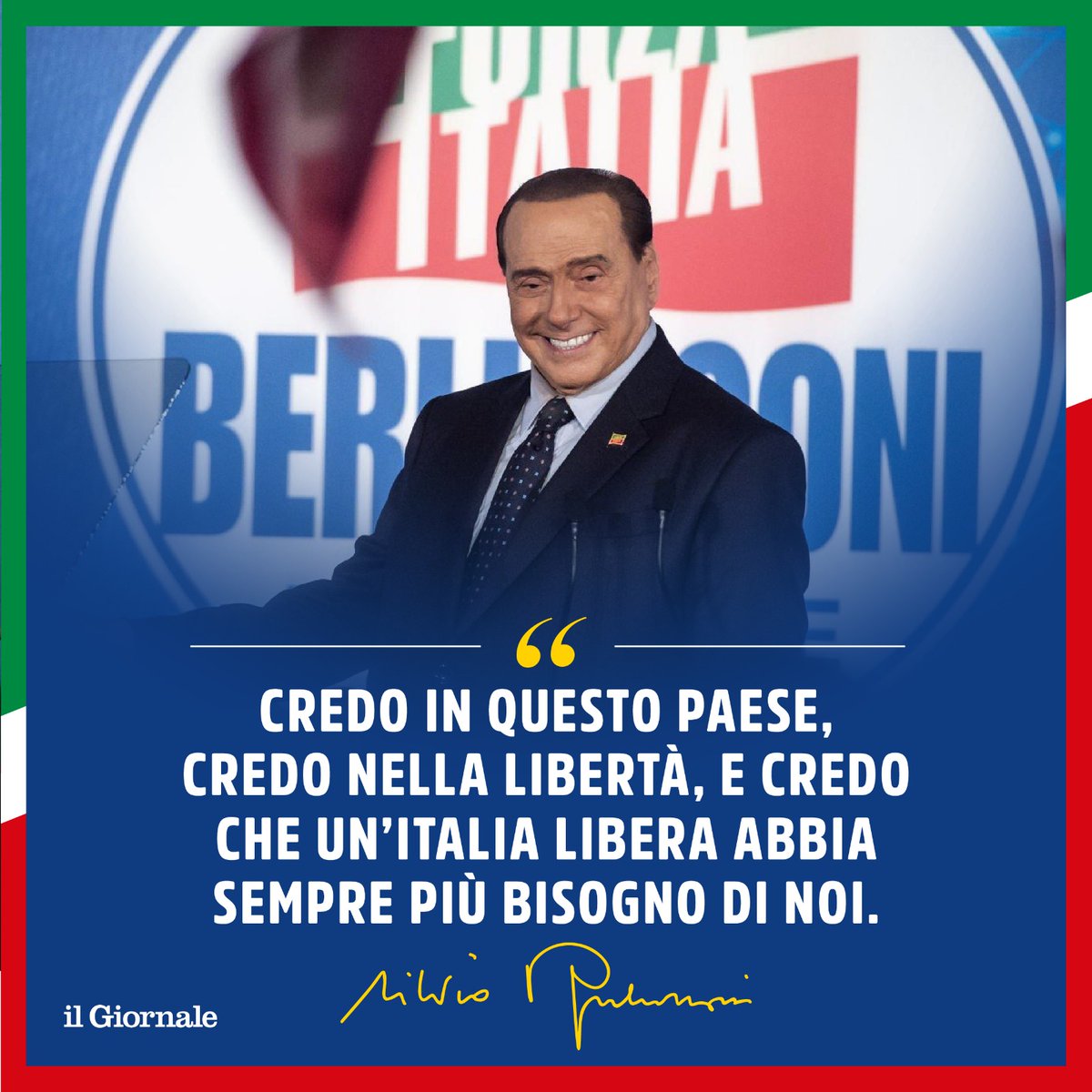 Silvio Berlusconi (@berlusconi) on Twitter photo Per Forza Italia il rinnovamento è continuo.
Contiamo di arrivare alle elezioni europee con una squadra forte e con liste molto competitive.
Dalla mia intervista a <a href="/ilgiornale/">ilGiornale</a>. Buona domenica a tuti voi. Per Forza Italia il rinnovamento è continuo.
Contiamo di arrivare alle elezioni europee con una squadra forte e con liste molto competitive.
Dalla mia intervista a <a href="/ilgiornale/">ilGiornale</a>. Buona domenica a tuti voi.