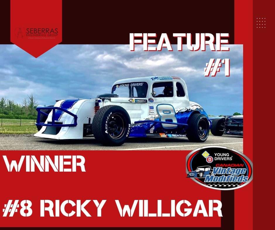 Ricky Willigar wins feature #1 at <a href="/FlamboroSpdwy/">Flamboro Speedway</a>