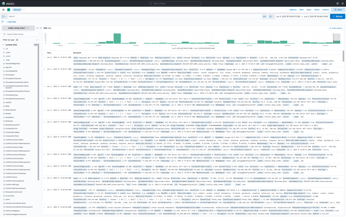 cbvest's tweet photo. And now we have real-time ingestion, not so difficult.

The more colorful screenshot is the same data but from my local machine game logs running in a CSharp Winforms program. Similar to what this web app will display, but with a more varied data source.

#project #codestuff https://t.co/tk2GhG8mk1