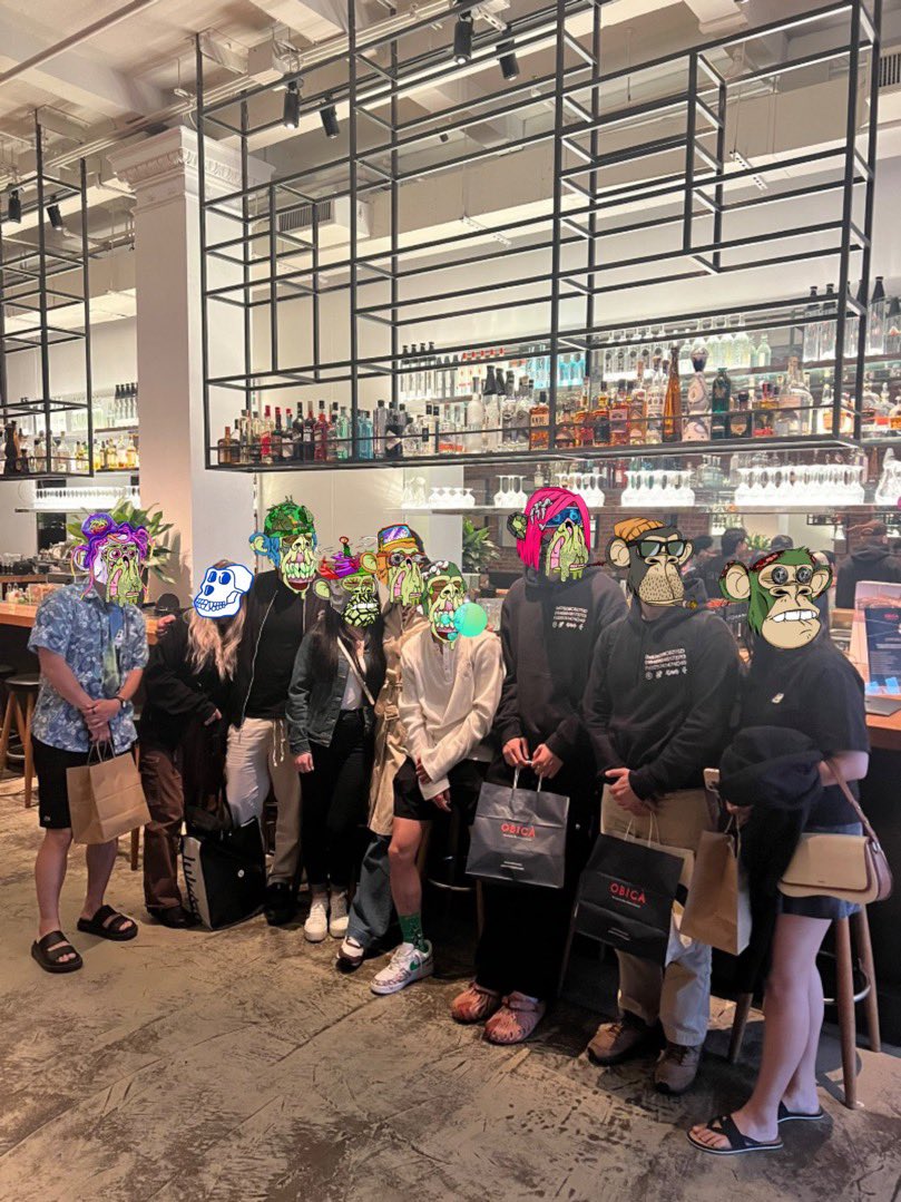 Big Apple Apes ๐๐ฝ (@bigappleapes) on Twitter photo Boring NYC brunch with our <a href="/BigAppleApes/">Big Apple Apes ๐๐ฝ</a> fam + <a href="/KiKi_Blockverse/">BoredKiKi.eth ๐</a> from @BAYCKorea. Thanks for another fun meet-up! Boring NYC brunch with our <a href="/BigAppleApes/">Big Apple Apes ๐๐ฝ</a> fam + <a href="/KiKi_Blockverse/">BoredKiKi.eth ๐</a> from @BAYCKorea. Thanks for another fun meet-up!