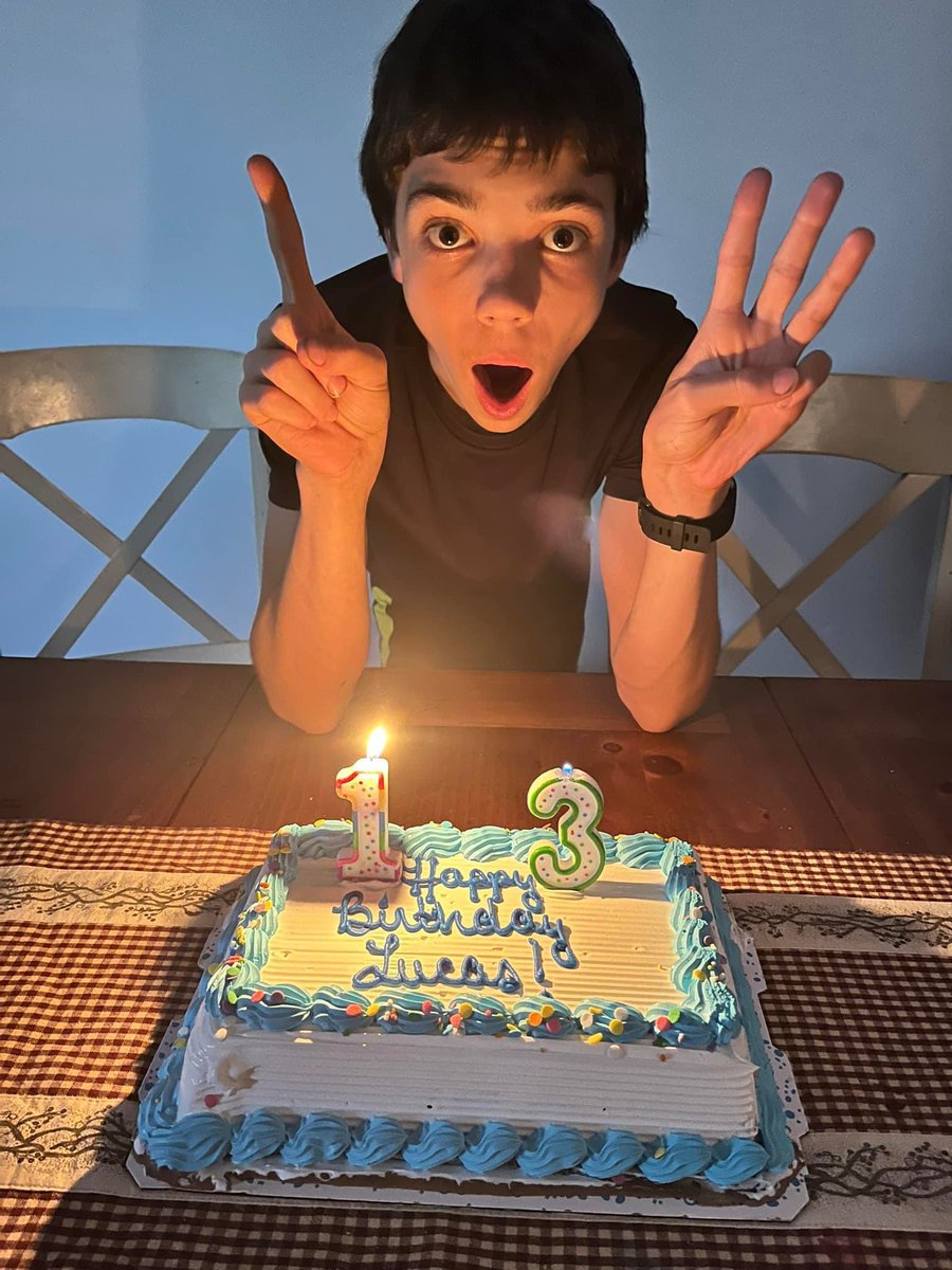 13 years ago today.. The life of the Party showed up.. Happy Birthday - Lucas! #MyBuddy🎣 #RoadWarrior #Lucas #HeartOfGold #KindSoul #ProudDad #BirthdayBoy #Teenager