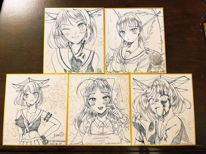 色紙できた〜👍👍👍 ご縁あればお迎えください✨✨