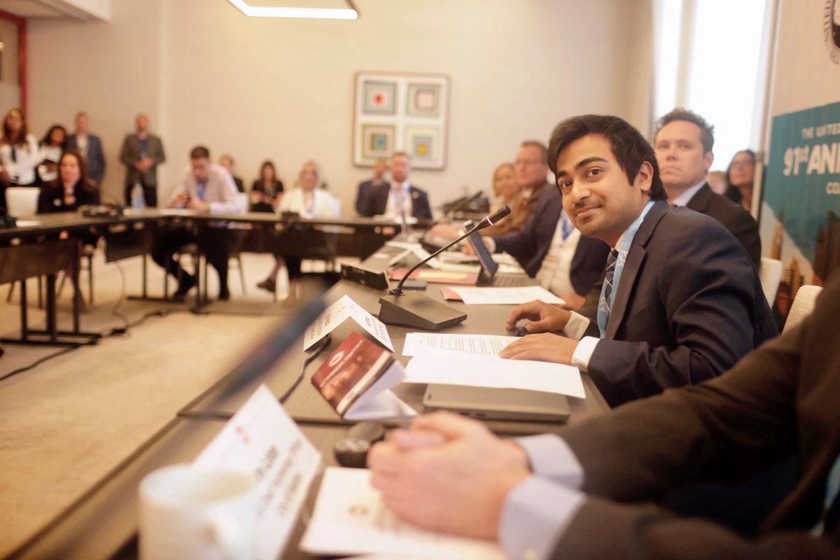 Nik Marda (<a href="/nrmarda/">Nik Marda</a>), the wonderful Chief of Staff of <a href="/WHOSTP/">White House Office of Science & Technology Policy</a>'s Tech Division, was out talking w/ <a href="/usmayors/">The United States Conference of Mayors</a> today about AI. 
Nik is crucial to our work on AI and the Mayors are dealing with AI risks (&amp; opps) in their communities every day. 
I'm sure it was a great conversation.