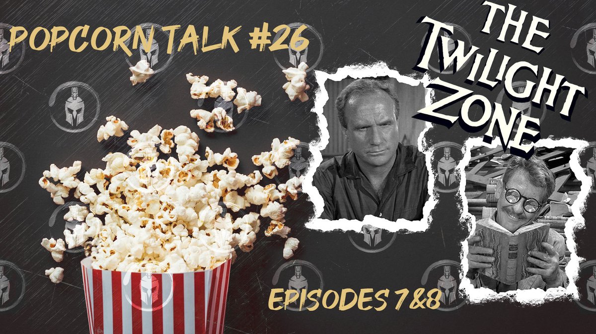 Tuesday night at 7pm cst, Popcorn Talk #26! Join Shieldwall of Dragons and Me as we discuss The Twilight Zone (1959) Season 1. Episode 7, The Lonely and Episode 8, Time Enough at Last. youtube.com/live/H6SI8X7u2…
