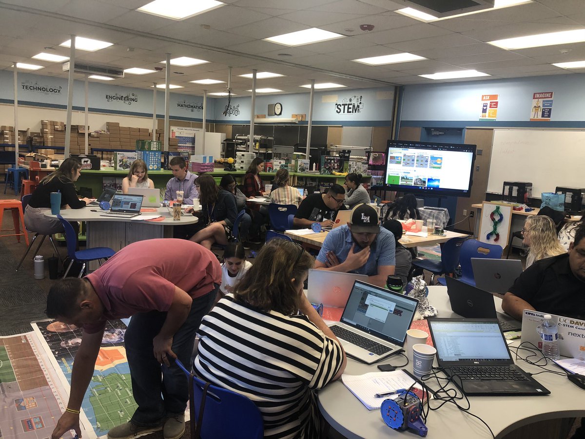Great things are happening in LMUSD, today we kicked off or CSTEM training with <a href="/ucdcstem/">UC Davis C-STEM Center</a> , <a href="/HarryHCheng/">Harry H. Cheng</a> and <a href="/RyanBeanEdTech/">Ryan Bean</a>