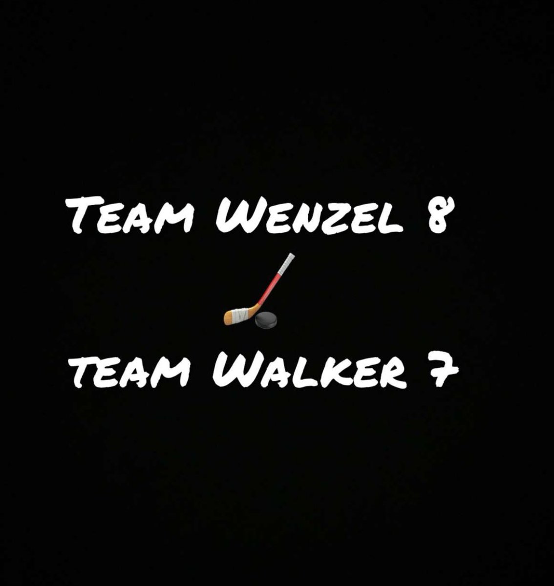 Team Wenzel squeaks it out 
in an 8-7 nail biter with 
<a href="/72Schmidty/">Greg Schmidt</a> leading the 
way with 6 points on 
the afternoon 

<a href="/WhiskeyChickCup/">Whiskey Chicken Cup</a> 🥃🐔🏆

<a href="/dejongmustard29/">Matthew de Jong</a> faced 
104 shots in net from Team 
Walker while Wild <a href="/billcaverly/">Bill Caverly</a> 
faced 96 from Team Wenzel
in a penalty filled game