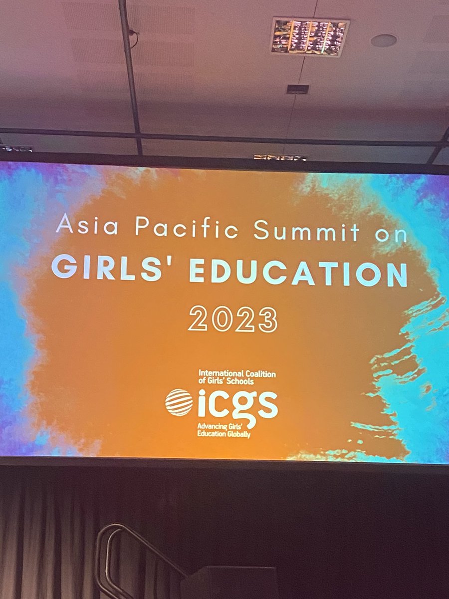 Thank you <a href="/pasi_sahlberg/">Pasi Sahlberg</a> for a brilliant keynote at the Asia Pacific Summit on Girls’ Education- Let’s make things happen in our classrooms by moving from the industrial model of schooling to a human one! #TheGirlsSchoolEdge #icgs #aitsl #girlseducation