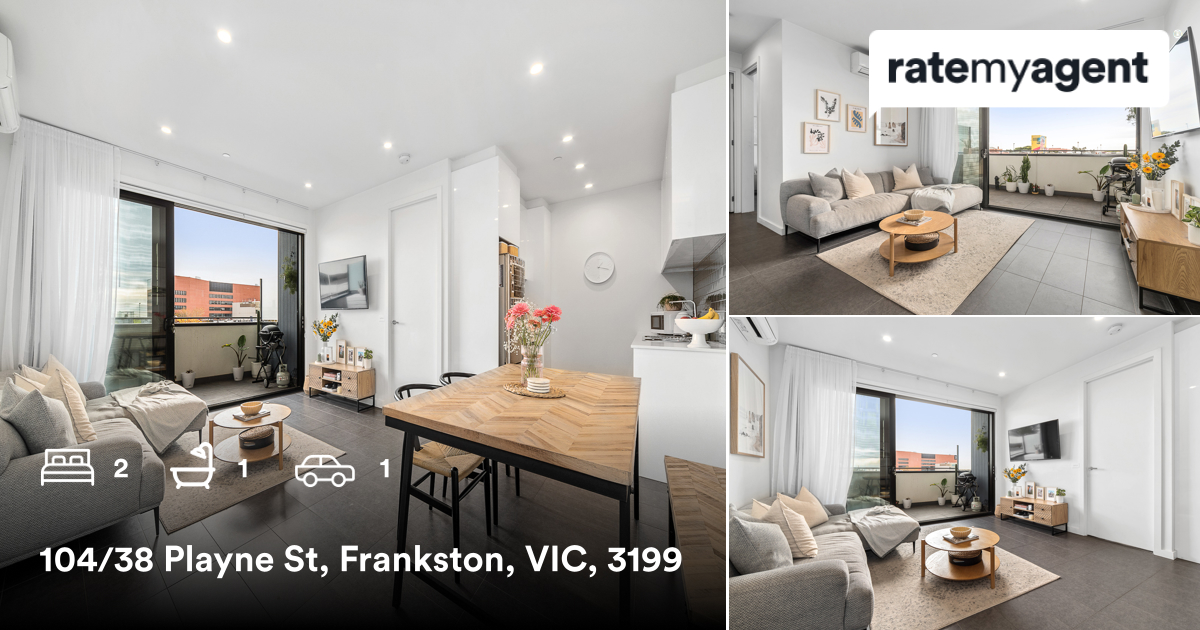 eviewgroup's tweet image. 🛌 2 🛀 1 🚘 1
📍 104/38 Playne St, Frankston, VIC, 3199

Our agent’s latest listing on #RateMyAgent

rma.reviews/8EKqXNT9rxiY

...
#ratemyagent #realestate #Eview_Group__Australia