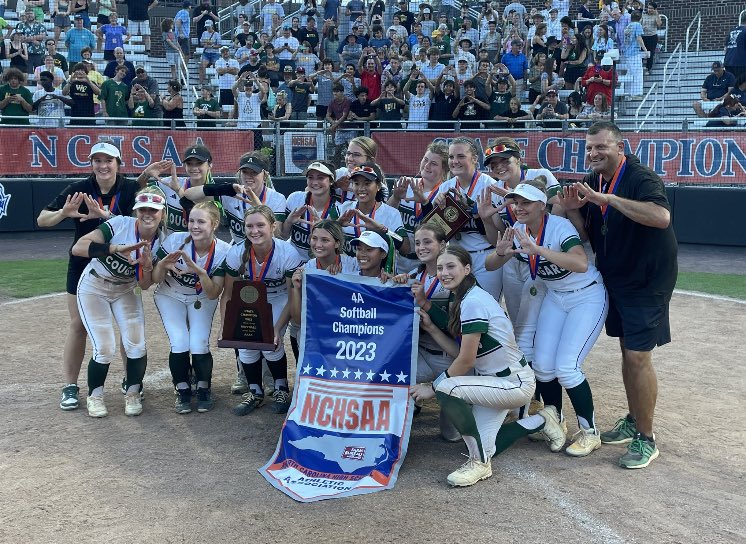 Congratulations to <a href="/SoftballApex/">Apex HS Softball</a> ! The first ever <a href="/WCPSS/">Wake County Public School System</a> team to win a Fast Pitch Softball State Championship! Prior to today,  this was the only <a href="/NCHSAA/">NCHSAA</a> sport in which no <a href="/WCPSS_Athletics/">Wake County Athletics</a> team had won a state championship! Congratulations <a href="/apexhsathletics/">Apex Athletics</a> ! PEAKS UP!