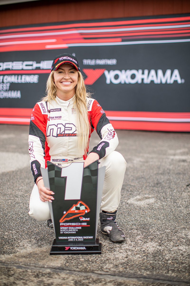 🏆Won today’s Porsche Spring Challenge race at @VIRNow! 🏆🥹
5th overall amongst the 992 cars (the newer gen cars- quite a bit faster than mine!) Can’t wait to continue growing & perfecting my driving, there’s always more to be gained. @YokohamaTC @ShiftUpNow @mdkmotorsports