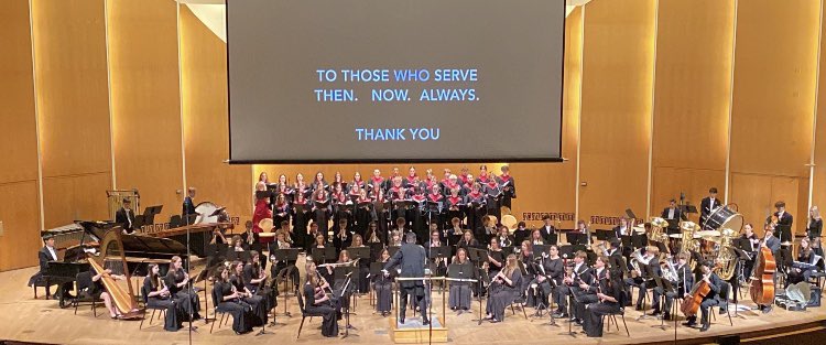 AnthonyMagera72's tweet photo. Had an awesome final Kleinhans concert with @ClarenceMusicD1 Wind Ensemble and Chorale as we performed ��Beyond Courage; That We Might Live.” Looking forward to playing my concerto at the concert in the park this summer! 
#ClarenceProud https://t.co/LDkPxB68hh