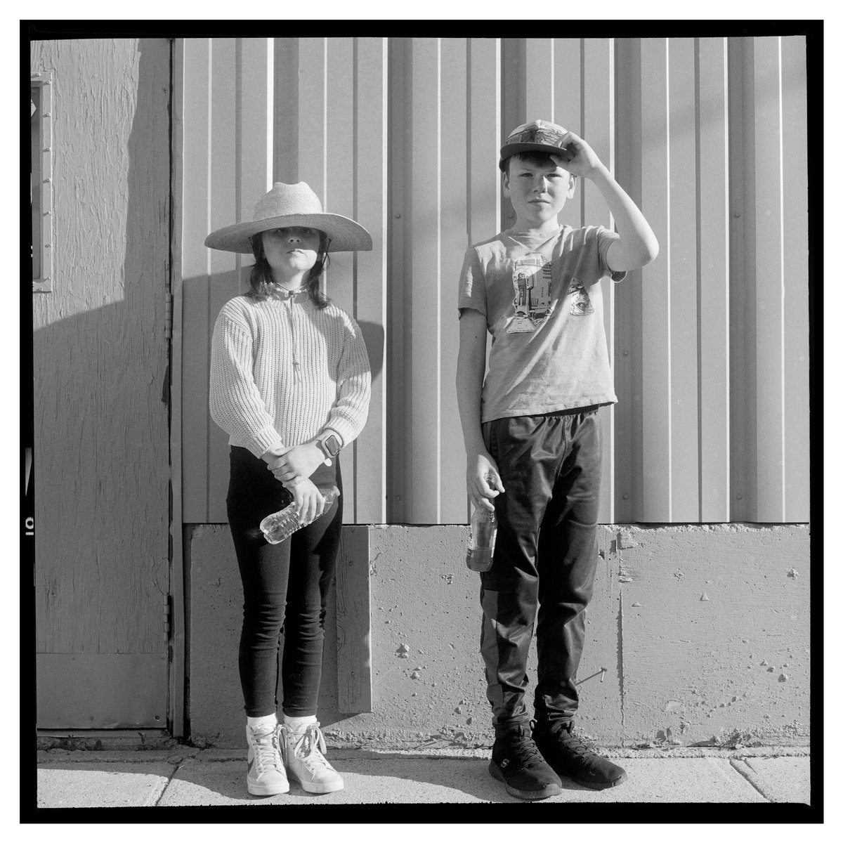 KennethWajda's tweet image. Young American Gothic. @ILFORDPhoto #hp5 #rolleiflex #ilfordhp5 #filmphotography