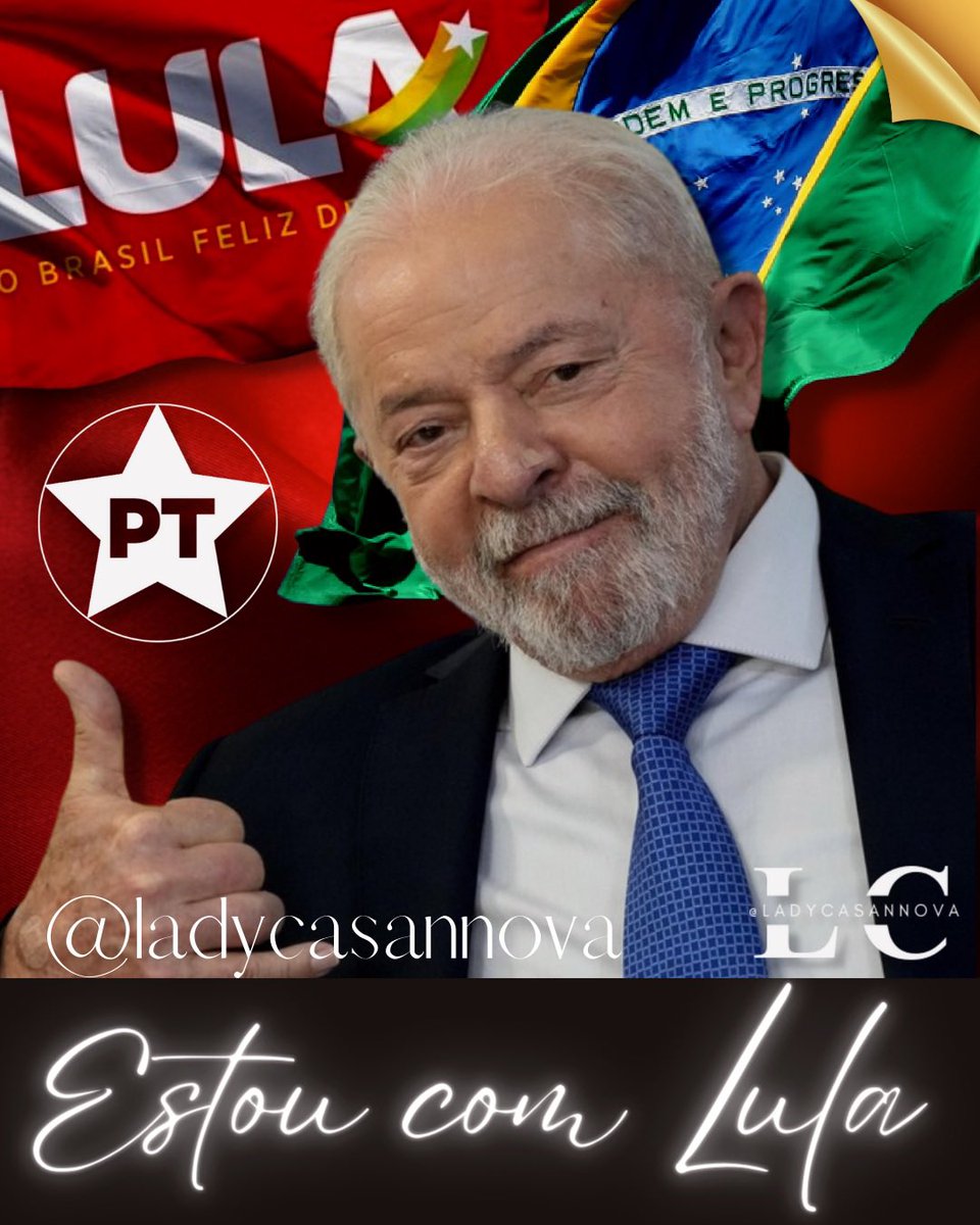 LadyCasannova's tweet photo. @ThiagoResiste @LulaOficial ESTOU COM LULA
#LulaCraqueDoJogo
#LulaEuEscolhiVoce
#CPIdaL
Nordeste
Festa da cueca
Mentiu https://t.co/7BskboLov7