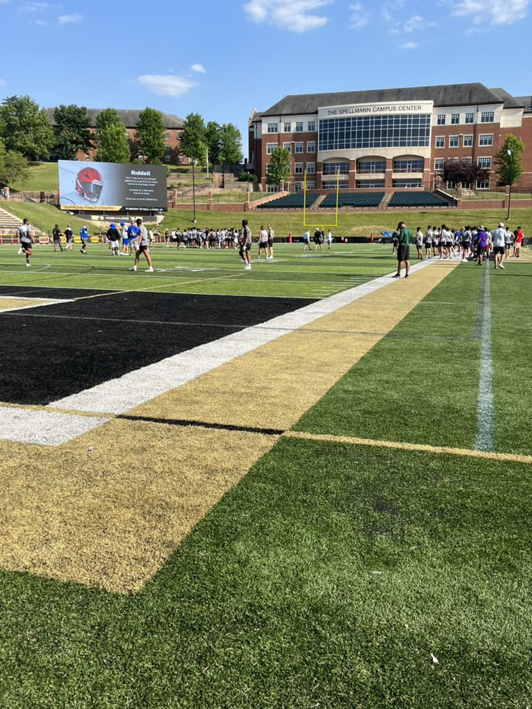 Great weekend for @FB_KnoxCollege at the Lindenwood Mega Camp! Looking forward to seeing more athletes as we travel to other camps this summer! #FireFamily @AdamRies5 @CoachPodwojski @CoachDoughtyp