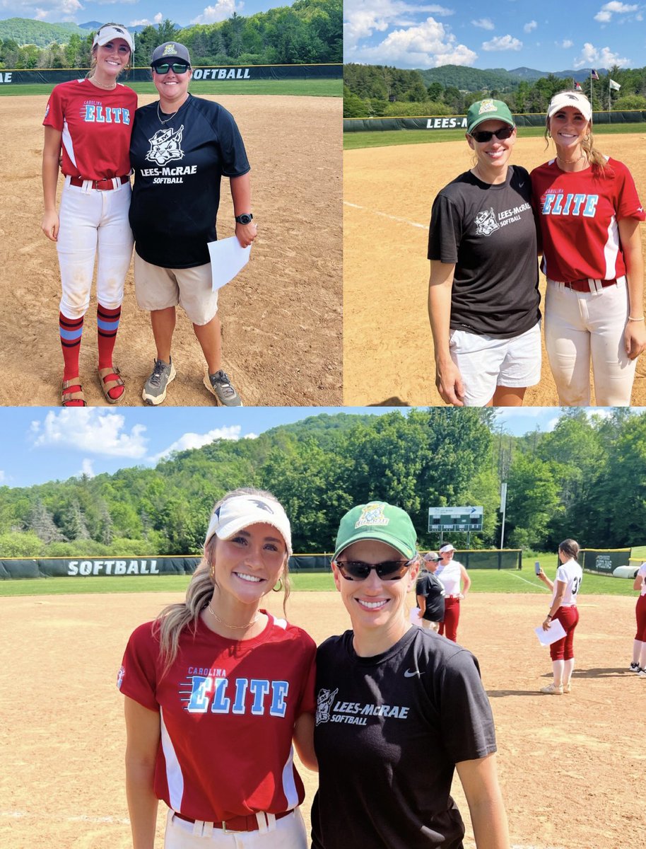 Had a great day at camp being back at this beautiful campus! Thank you coach Mo and coach fuller for the great advice today!! <a href="/LMC_Softball/">Lees-McRae Softball</a> <a href="/CoachFuller7/">Coach Fuller</a> <a href="/CoachMoWyatt/">Morgan Wyatt</a>