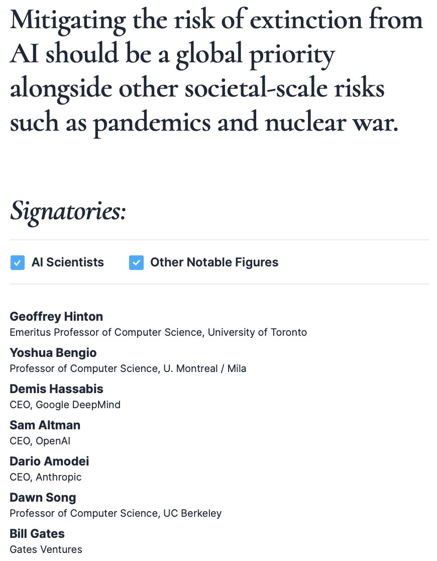 To make what seems a pretty obvious point: If you want to ensure AI doesn't kill a bunch of people, the best thing to do would be not give it control of weapons systems. #AutonomousWeapons #BanKillerRobots