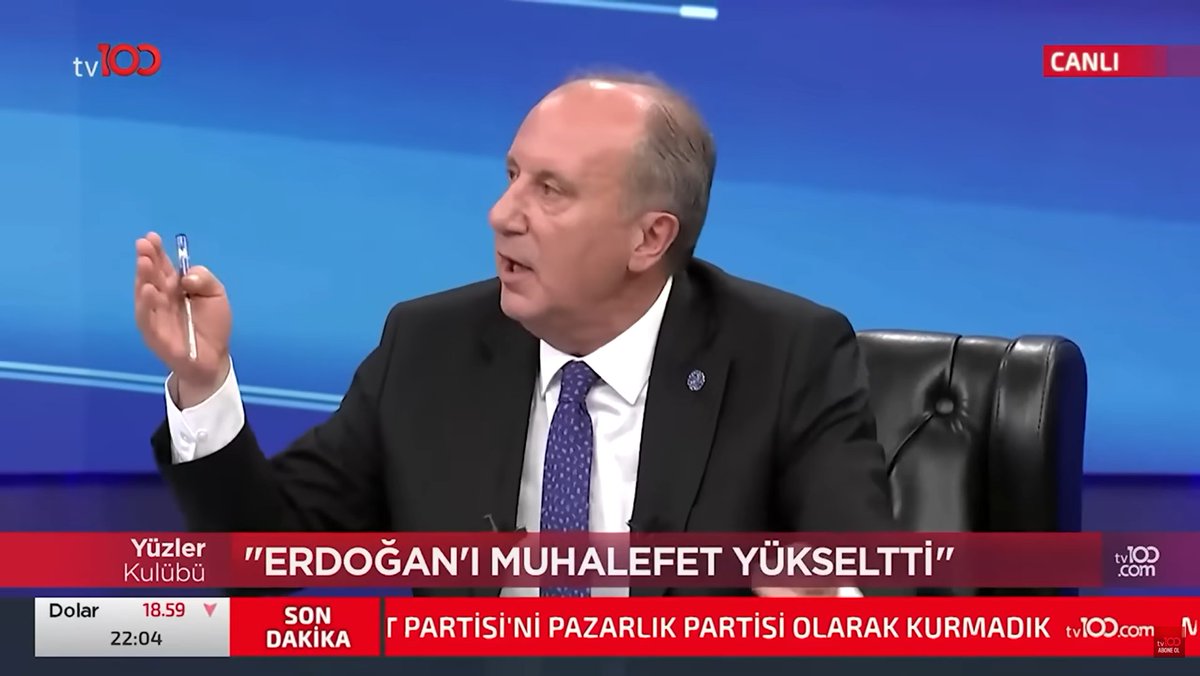 Muharrem İnce'yi anladığımız saatlerdeyiz.

'Erdoğan'ı muhalefet yükseltti.' yani Kılıçdaroğlu ve çetesi.