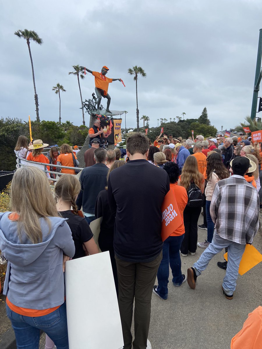 Queenbeejewels's tweet photo. North County San Diego #WearOrange  had a great turnout! @MomsDemand https://t.co/XOHALMnnww