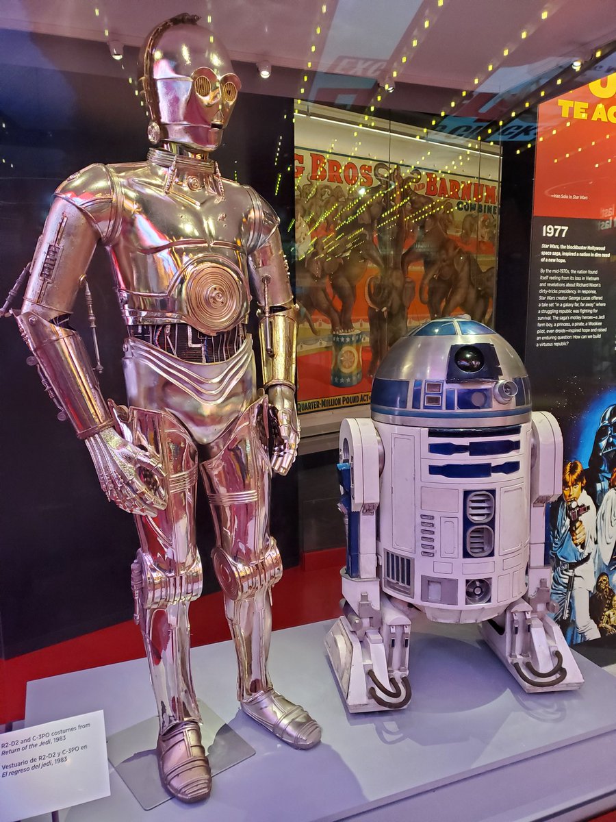 C-3PO and R2-D2 back at the <a href="/amhistorymuseum/">National Museum of American History</a>