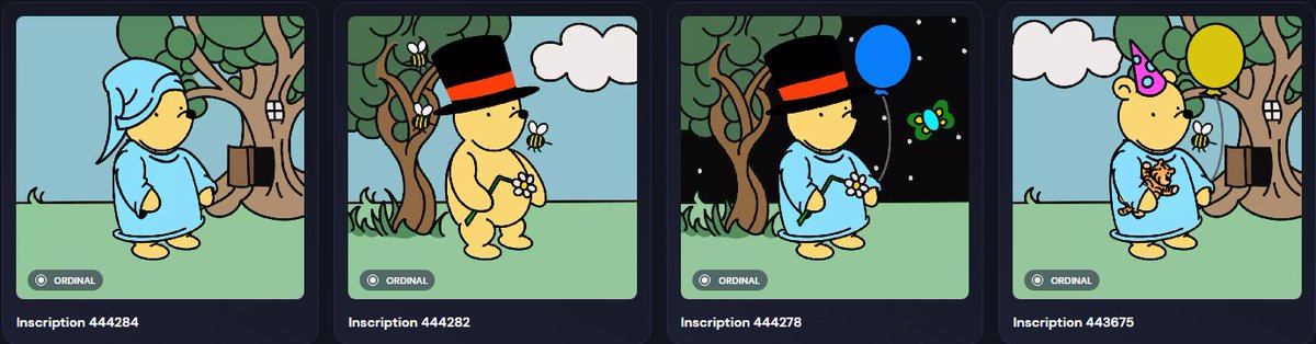 We certainly weren't first on an Ordinals mint but being under 450K inscriptions when the market is now over 10M feels a bit better.

Still several 1/1s left in the BTC mint and some fun perks to go with these as we head into an exciting time
ordinalsbot.com/mint/poordinals