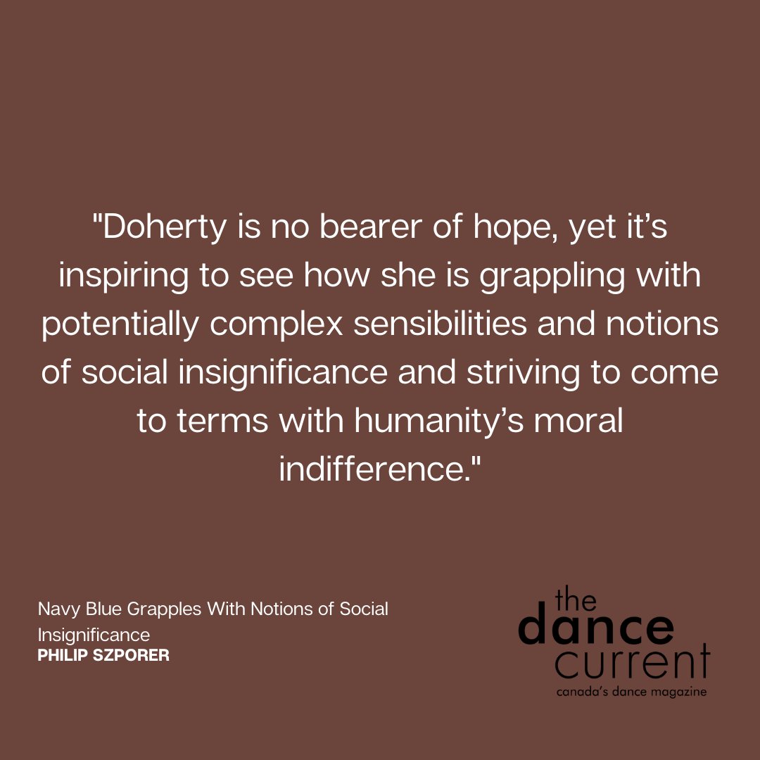 The Dance Current (@thedancecurrent) on Twitter photo Philip Szporer reviews Oona Doherty's Navy Blue which played at <a href="/FTAMontreal/">Festival TransAmériques</a> from May 30 to June 1.
Read the full review: thedancecurrent.com/review/navy-bl…
Photo by Sinje Hasheider
#thedancecurrent #danceincanada #canadadances #review #montreal #dance #dancereview Philip Szporer reviews Oona Doherty's Navy Blue which played at <a href="/FTAMontreal/">Festival TransAmériques</a> from May 30 to June 1.
Read the full review: thedancecurrent.com/review/navy-bl…
Photo by Sinje Hasheider
#thedancecurrent #danceincanada #canadadances #review #montreal #dance #dancereview