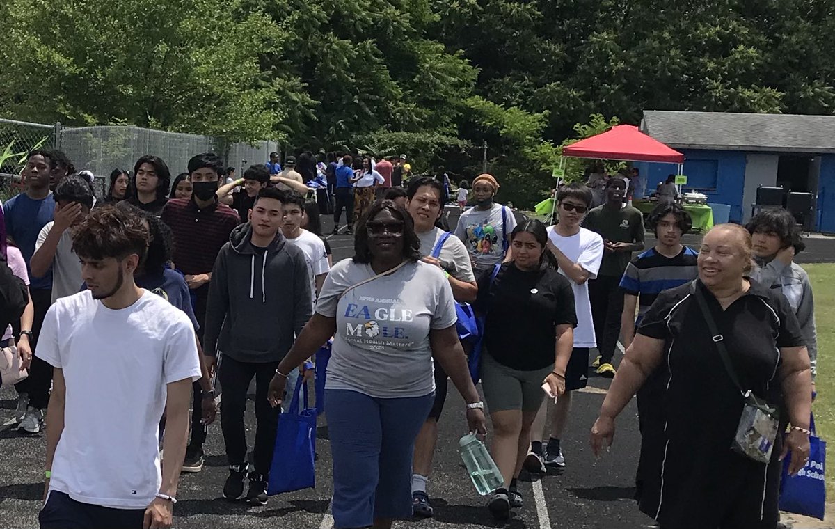 HP’s first annual "The Eagle Mile"  Mental Health Awareness Walk engaged students, staff, and community members in activities and provided important information and resources! <a href="/pgcps/">PGCPS</a> <a href="/IsleyMcClure/">Nicole Isley-McClure</a>