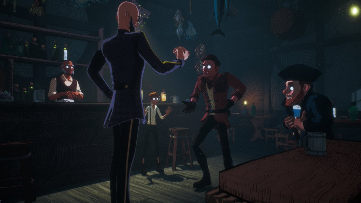 Uh-oh! Looks like Jimmy is in serious trouble for the late #screenshotsaturday  
And that guy, Daxton, better think twice before crossing his path! 

 #ue4 #indiegame