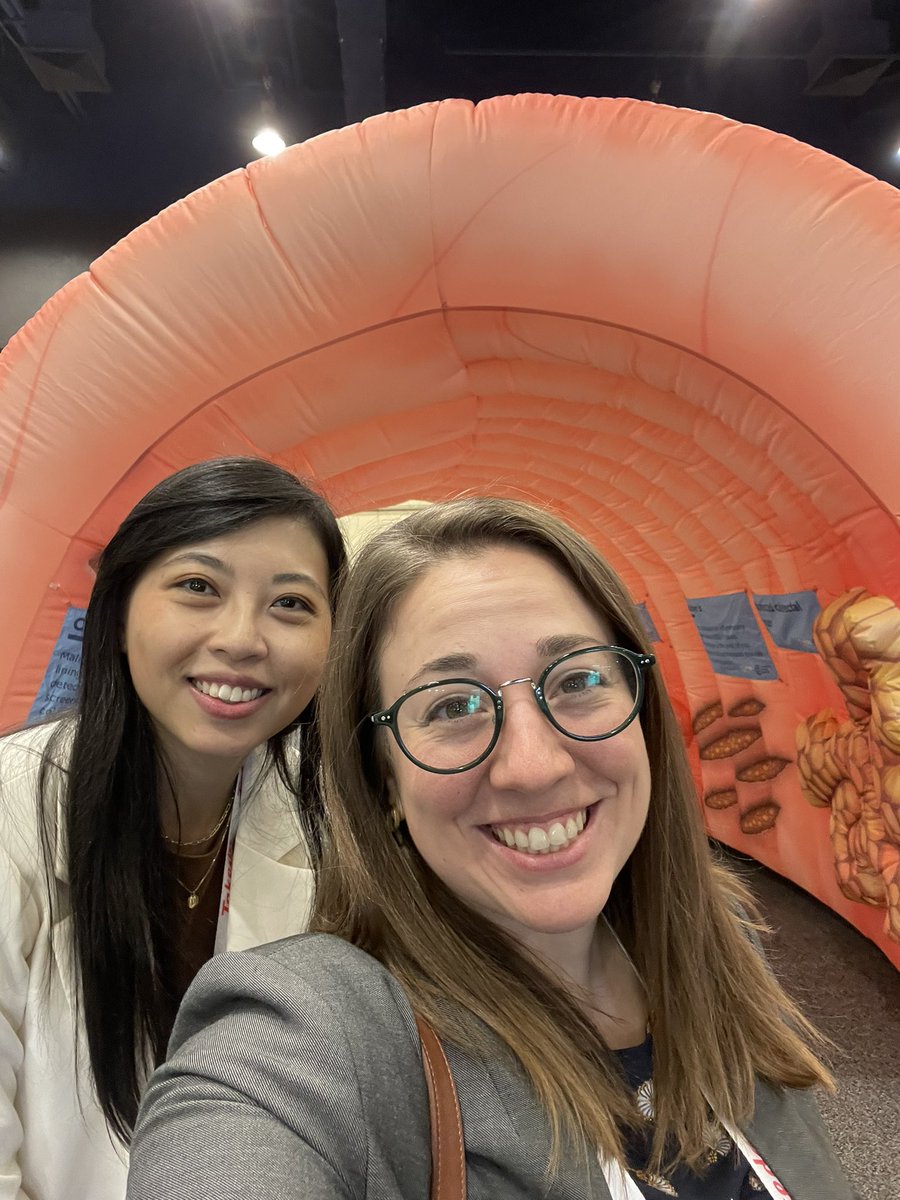 Great reuniting inside an inflatable colon with my colorectal role model. #ASCRS23 <a href="/GWSurgery/">GW Surgery</a> <a href="/Debra_Lai/">Debra Lai</a>