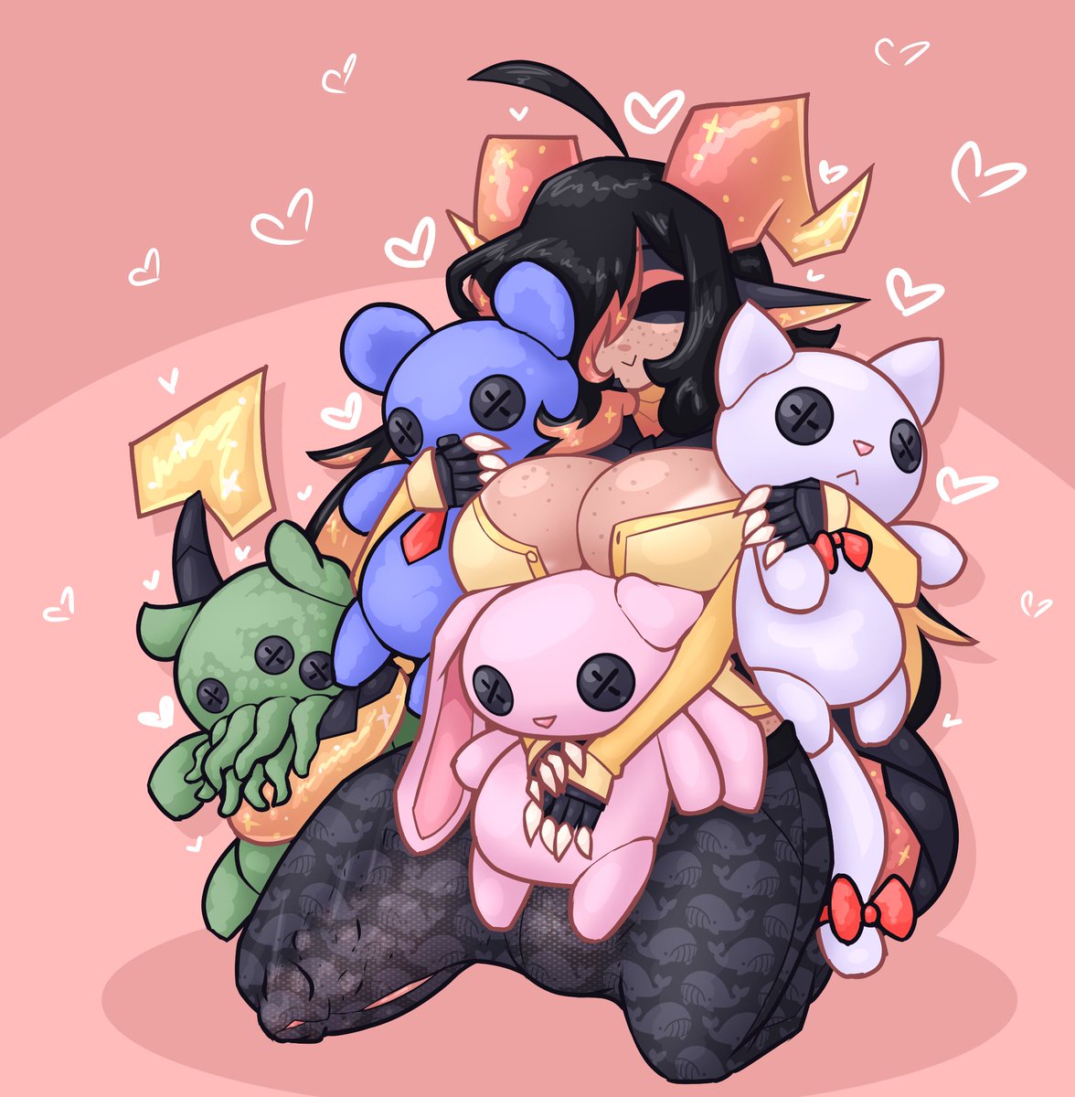 LimeBreaker's tweet photo. Bonus Adopt Doodle. Snuggles. https://t.co/6tWQJWSztA