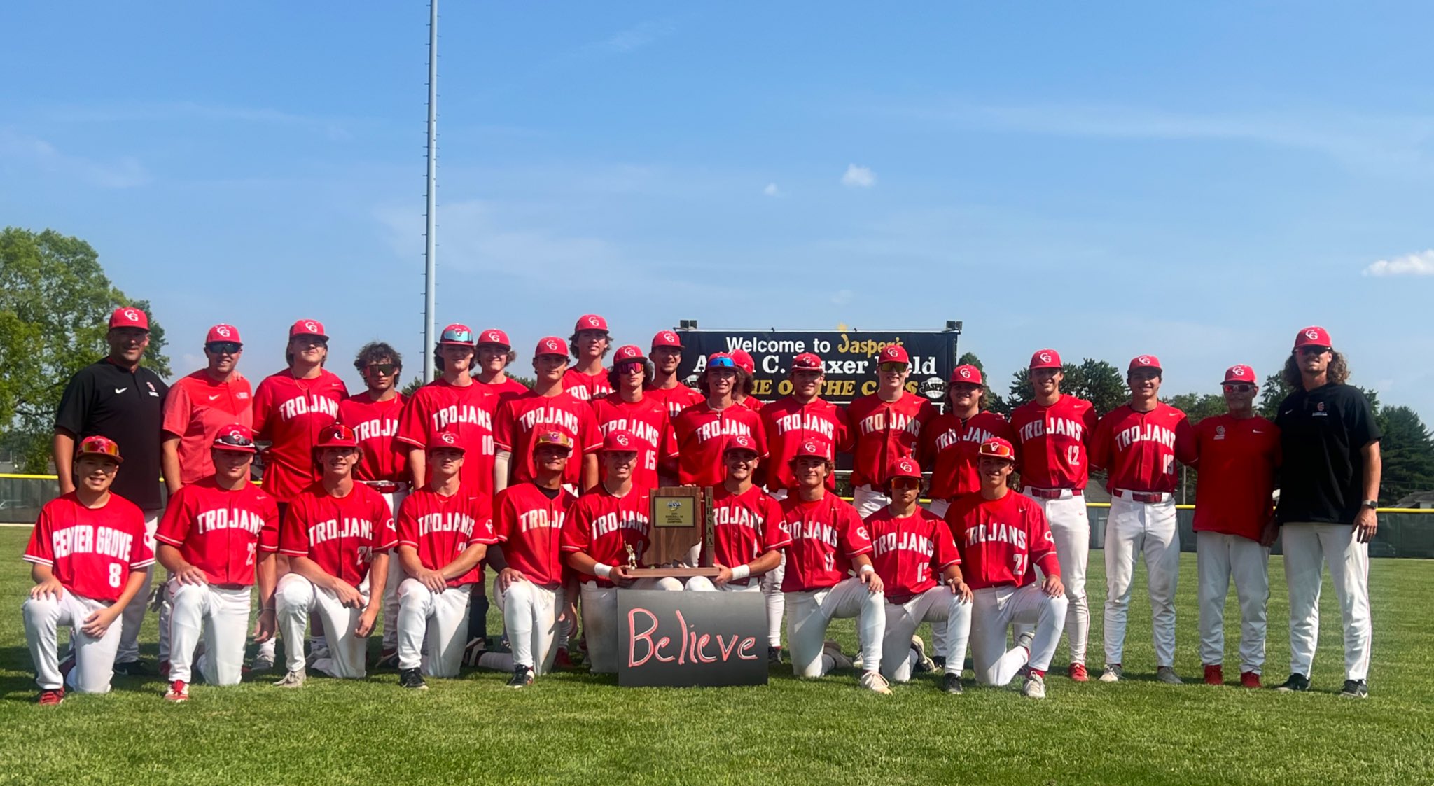 CG Sports Network on Twitter "No. 1 Center Grove baseball wins its 7th