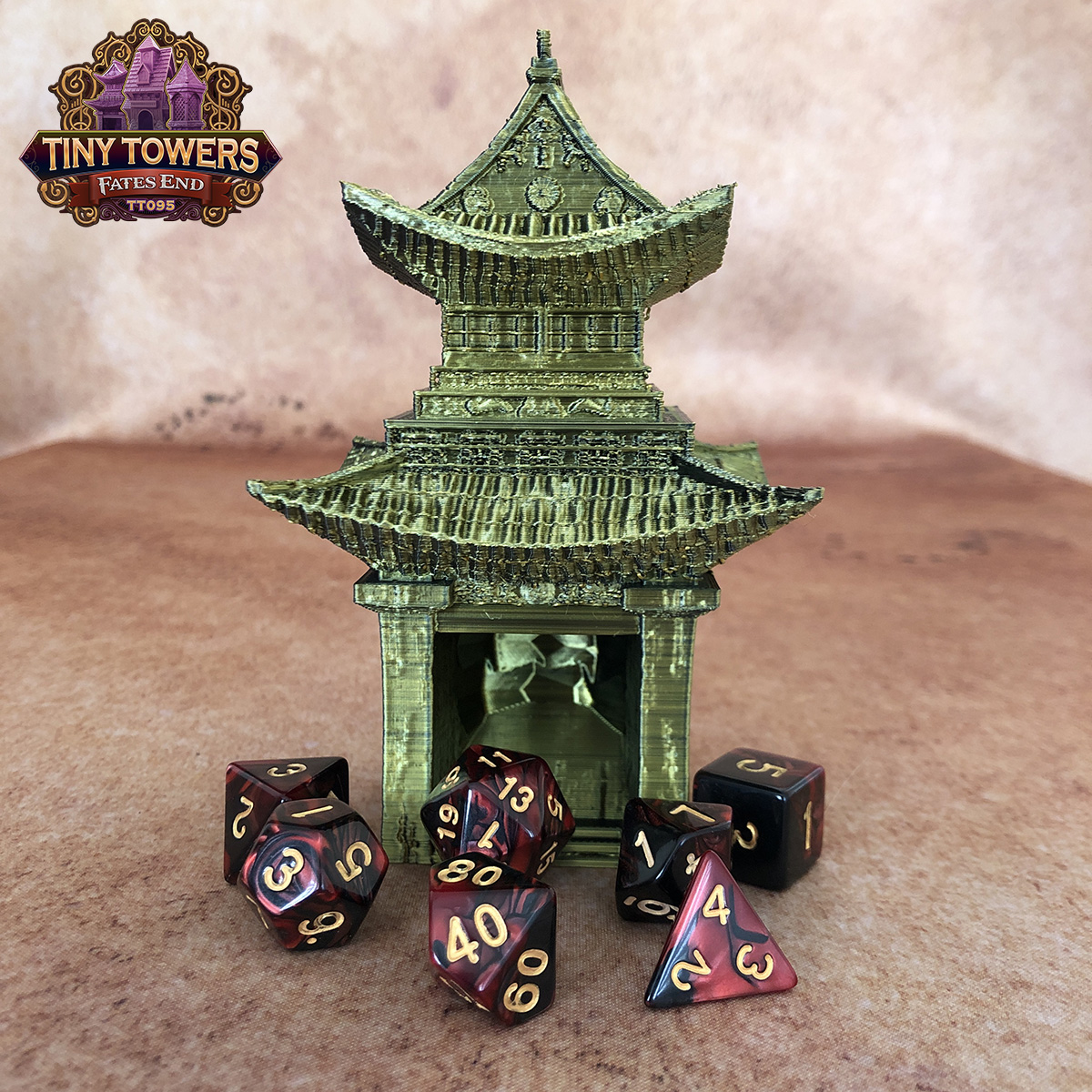 Tiny Towers Shogun Dice Tower by
@FatesEndGames

From $15🇨🇦 ships to 🇨🇦 & 🇺🇸

links in bio @BrentsWorkbench

#3dprinted #fatesend #tinytowers #shogun #dicetower #dice #rpg #ttrpg #dnd #dungeonsanddragons #tabletoprpg #tabletopgaming #wargaming #warhammer #dungeonmaster