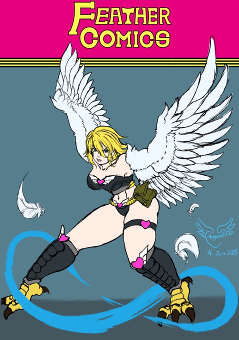 アリシアさん戦闘態勢 | ハガネン #pixiv https://t.co/If0kKwY2dD
どーっすか!?いつもより羽に柔らかさ出てない!?
もっと突き詰めていきたい…!! 