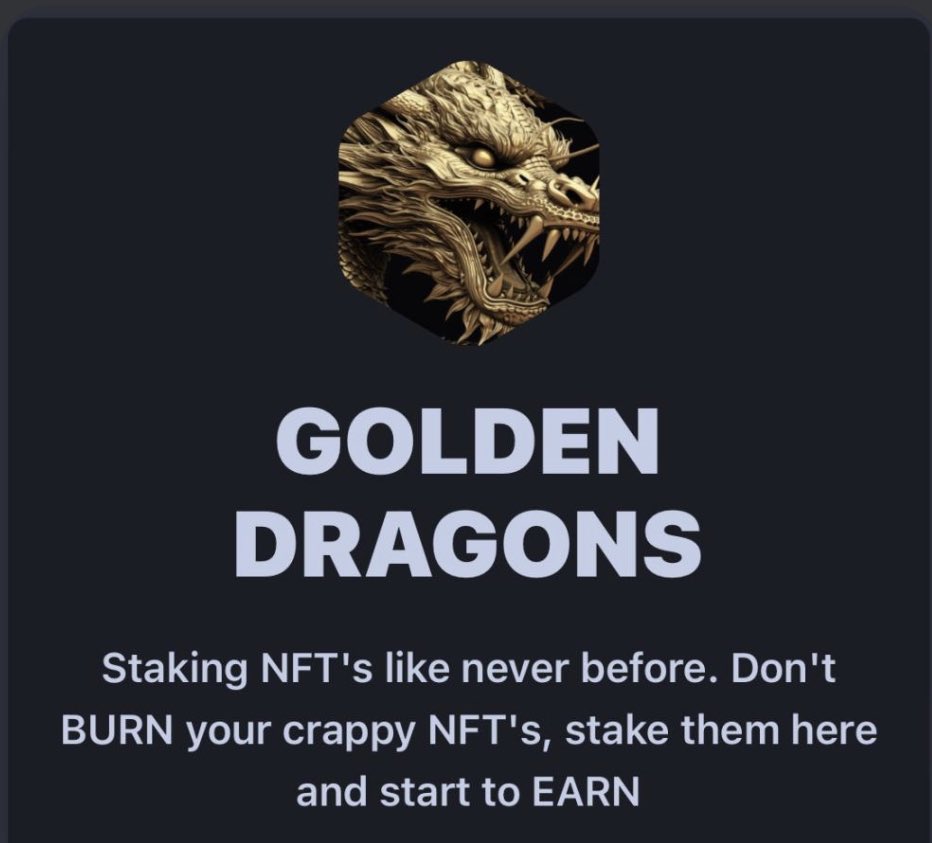 Staking NFT’s like never before 🔥 🔥 🔥 🔥 🔥 🔥 
#sol #nft 
discord.gg/Ywn2SUQZ