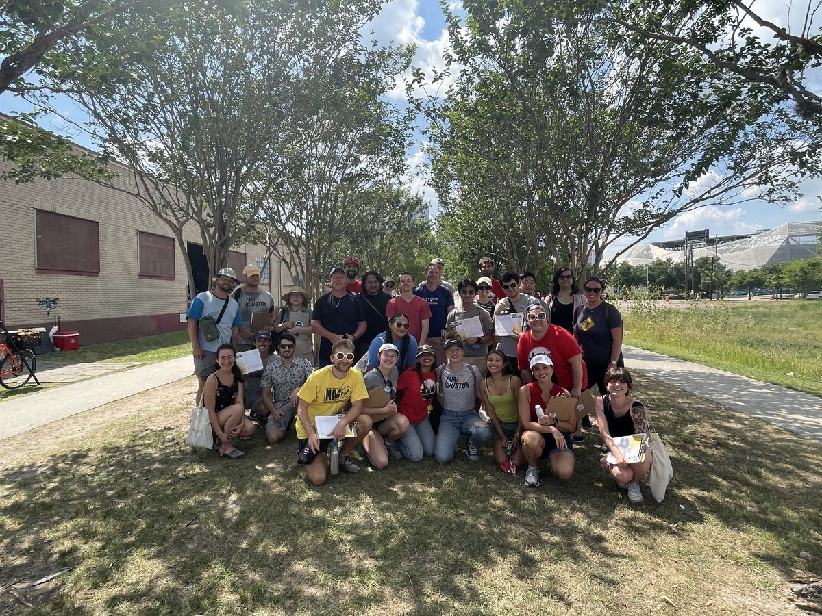 Ended up with OVER THIRTY amazing folks who showed up today to knock doors for a better, fairer shot for Houston. We are going to be going strong all June to get <a href="/FairforHouston/">YES on Prop B - Fair for Houston</a> on the ballot, join us ✨