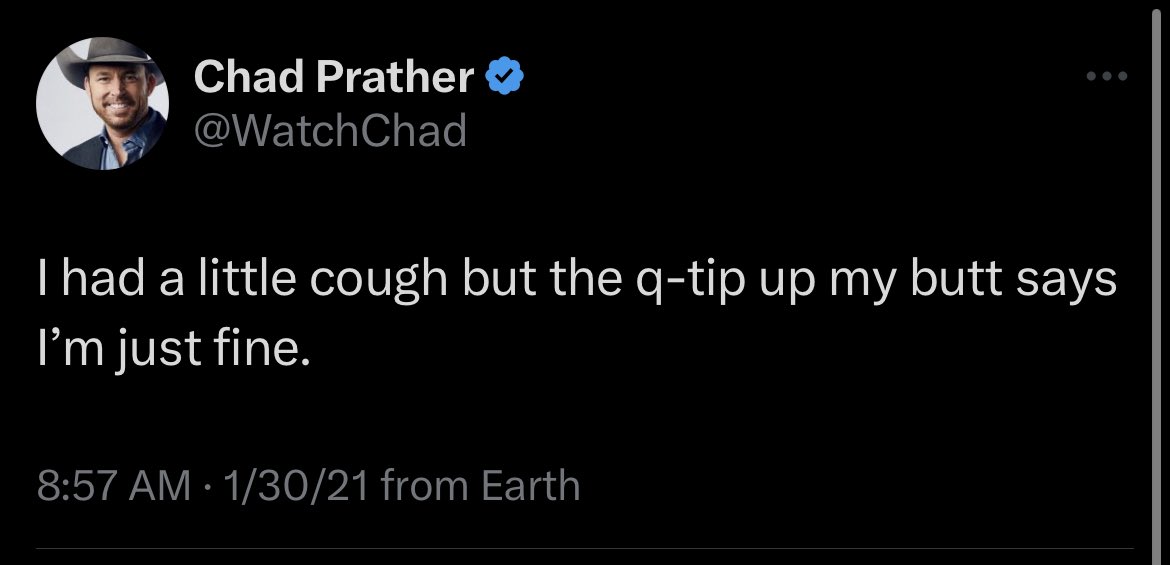 TexAg0892_'s tweet photo. @WatchChad Chad, you tweet some of the gayest stuff on twitter under the guise of being a hetero, alpha male cowboy 

You’re part of the own problem that you created in your head https://t.co/1nudvooqkt