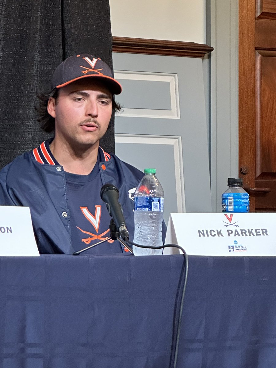 “They (ECU) are really good offense and they take pride in not striking out a lot”
UVA Nick Parker on only having five strikeouts tonight 
#TheVoiceofthePirateNation🏴‍☠️