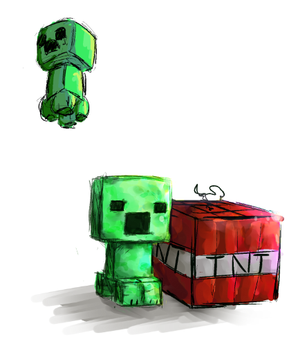 cute creeper wallpaper