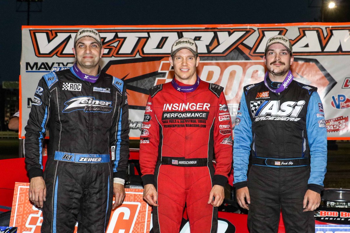 RoCModSeries's tweet photo. In his first trip to @LorainRacewayPk, @MattHirschman does the clean sweep 🧹 on the evening by taking the win in the 75-lap Mr. Modified main event, followed by @jackely54 and Zane Zeiner. 🏁

#WhereEveryLapCounts https://t.co/re82ys5lG3
