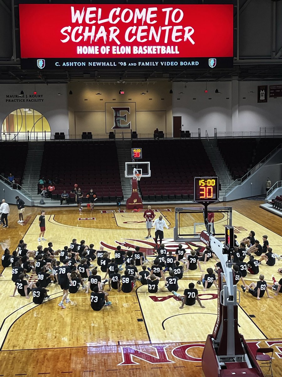 Thank you <a href="/ElonMBasketball/">Elon Men's Basketball</a> for a great camp today! @NextLvlElite_SC <a href="/BreazealeCoach/">Coach Breaz</a> <a href="/Dander3/">Xander86</a>