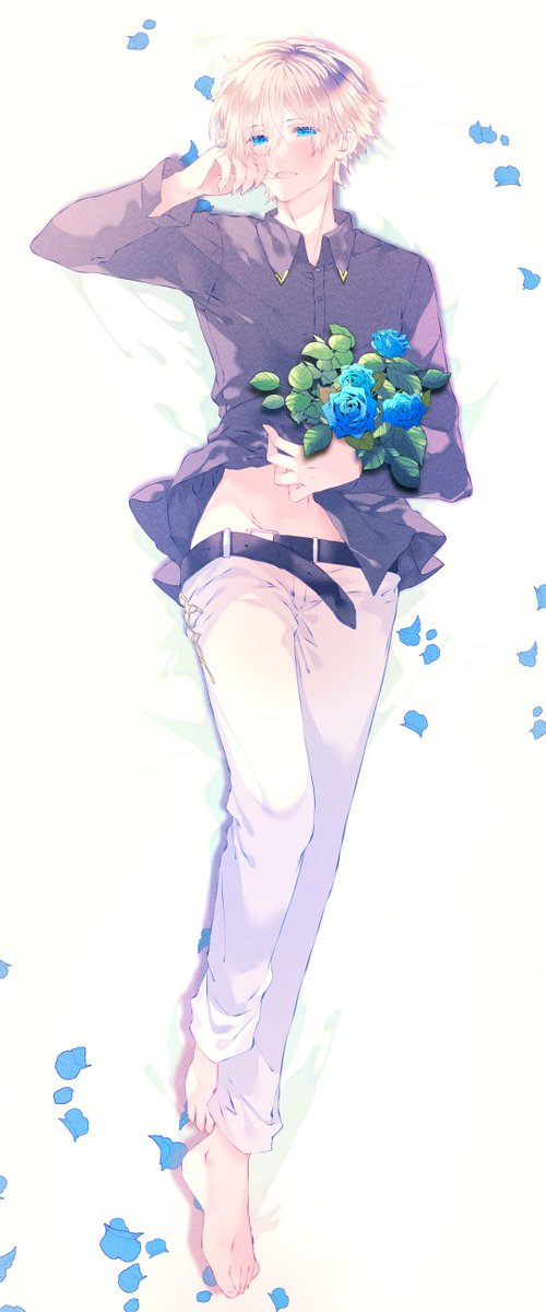 「碧凪レン様(*˘︶˘*).。.:* 抱き枕風(*˘︶˘*).。.:*  #碧凪レ」|むーのイラスト