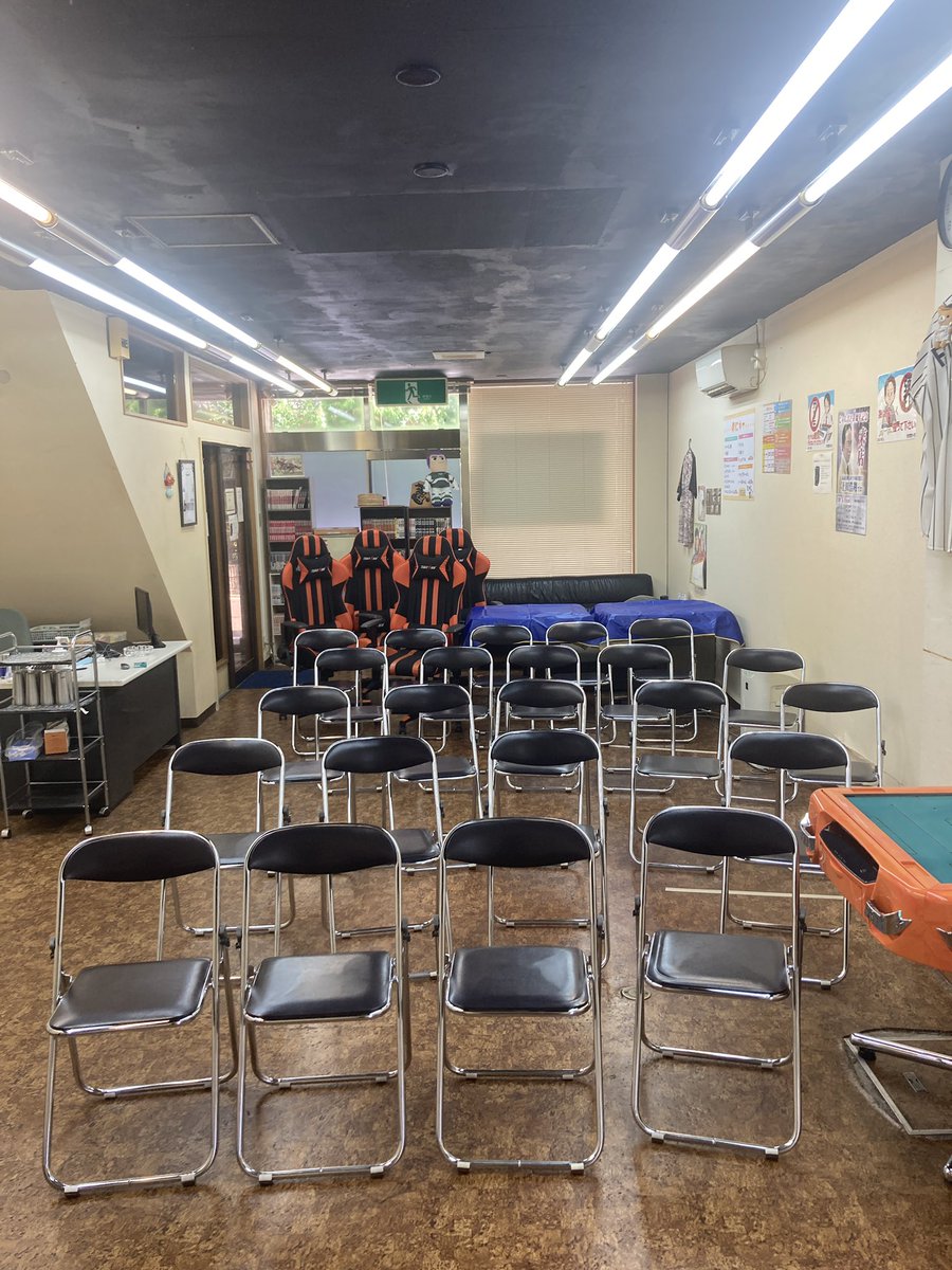 Mahjongcrazy123's tweet photo. イベント設営終わりました！
今日はいい一日になるといいなぁー https://t.co/ly2UKxPU9r