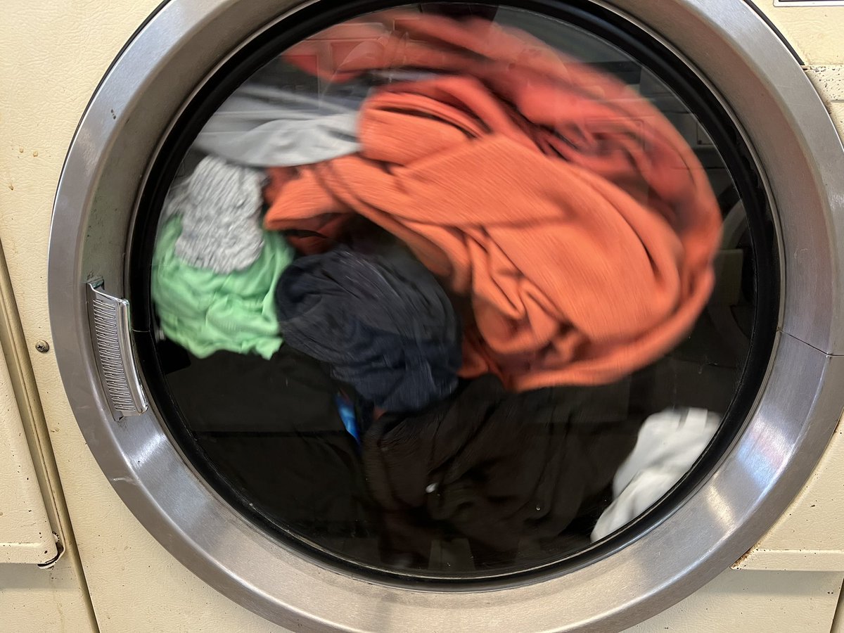 MarcyShirk's tweet photo. Hands down our favorite children’s book author is @MoWillems. Today, we went to the laundromat. (I left the camper windows down and it down poured in our absence.) It was the kids first laundromat trip and brought Knuffle Bunny to mind. If you don’t know, you should find out. https://t.co/updZp8XUTM