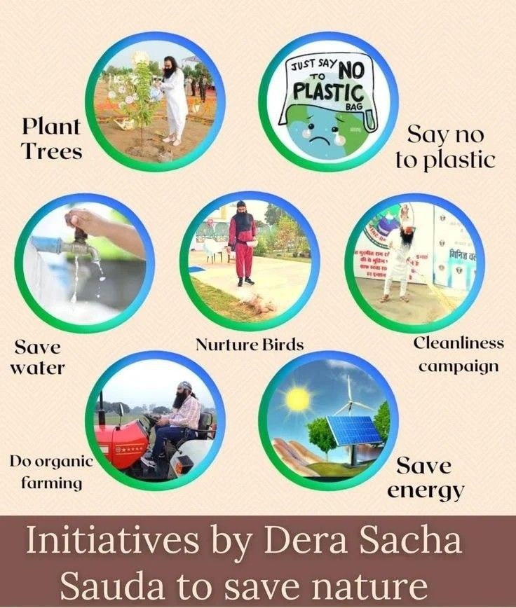 Saint Gurmeet Ram Rahim Ji tells to #SaveEnergy tips.Millions of people have pledged to Save water, Save energy To make the Environment Clean & Sustainable, such as Tree Plantation Drive, Cleanliness Drive etc. for the Future Generations.