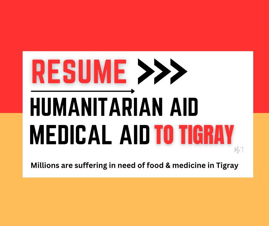 Whatever the cause is, it cannot be right or ethical to deny patients lifesaving health medical & humanitarian aid. When will the @WFP , @USAID take proper action to #ResumeAid4Tigray❓ #Justice4Tigray @PILPG @SecBlinken @EUCouncil @ICRC @SamanthaJPower @WFP_Africa @Gal_weyane