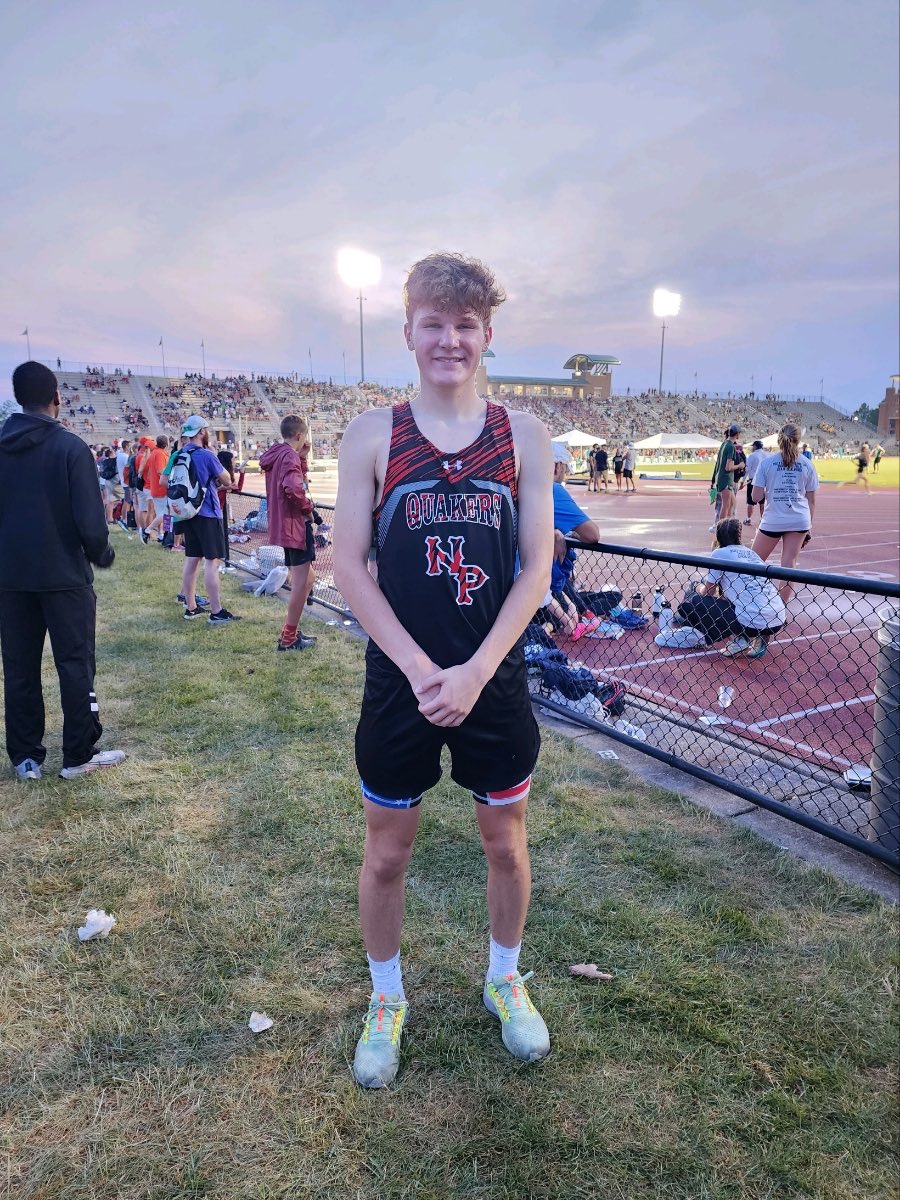 Athletics_NPHS's tweet photo. Congratulations to Preston Rieger as he breaks his own school record in 800m with a 1:54.51 as he finishes 12th at the Div. I State Track Meet!! https://t.co/emUd2fJCOA