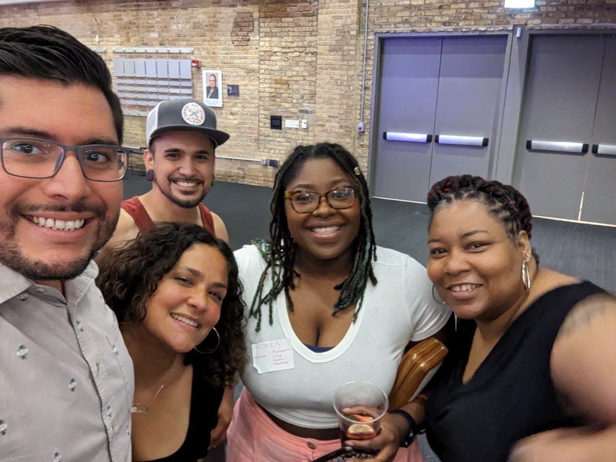 Oh hey! Minneapolis' first Black independent socialist City Council member, Robin Wonsley (@robin4mpls), is also at @CTULocal1 tonight for The Hoodoisie! The socialist movement for social and economic justice is strong in the U.S. Midwest!